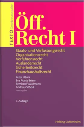 TEXTO Öff. Recht I