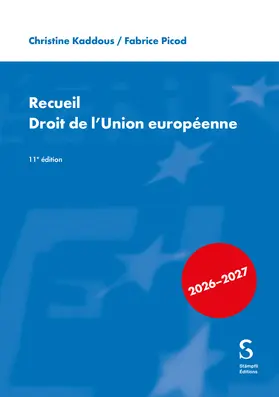 Recueil : Droit de l’Union européenne
