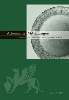 Athenische Mitteilungen 138, 2023