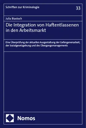 Die Integration von Haftentlassenen in den Arbeitsmarkt
