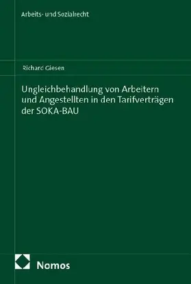 Ungleichbehandlung von Arbeitern und Angestellten in den Tarifverträgen der SOKA-BAU