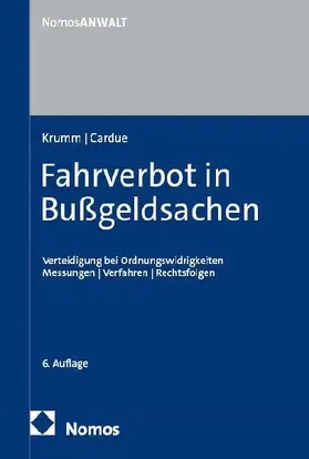 Fahrverbot in Bußgeldsachen