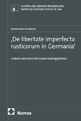 ,De libertate imperfecta rusticorum in Germania'