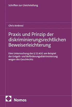 Praxis und Prinzip der diskriminierungsrechtlichen Beweiserleichterung