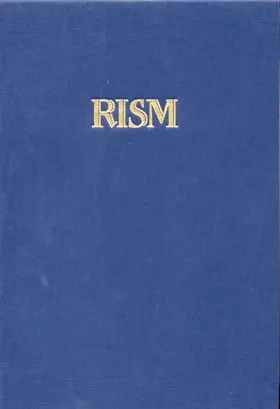 Répertoire International des Sources Musicales (RISM) / Einzeldrucke vor 1800