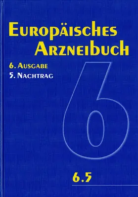 Europäisches Arzneibuch 6. Ausgabe, 5. Nachtrag (Ph.Eur. 6.5)