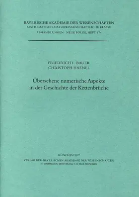 Übersehene numerische Aspekte in der Geschichte der Kettenbrüche