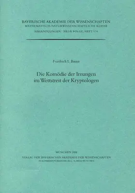 Die Komödie der Irrungen im Wettstreit der Kryptologen