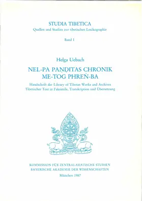 Studia Tibetica Bd I