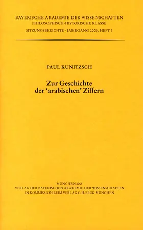 Zur Geschichte der "arabischen" Ziffern