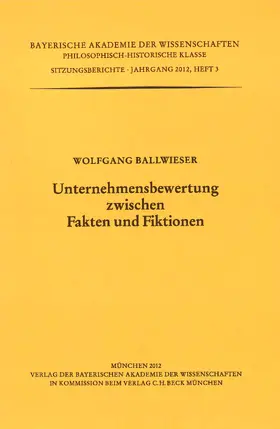 Unternehmensbewertung zwischen Fakten und Fiktionen