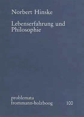 Lebenserfahrung und Philosophie