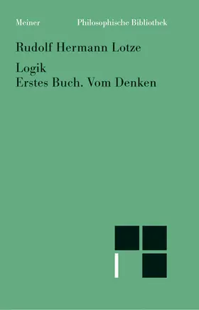 Logik. Erstes Buch. Vom Denken