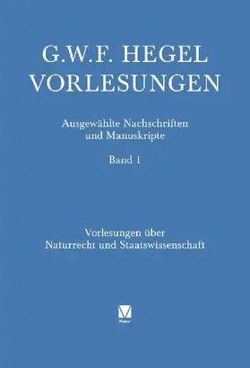 Vorlesungen über Naturrecht und Staatswissenschaft