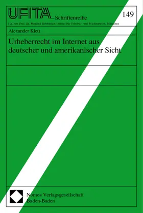 Urheberrecht im Internet aus deutscher und amerikanischer Sicht