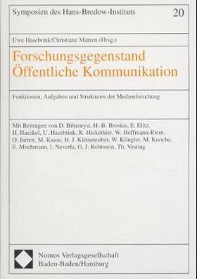 Forschung. Öffentl. Kommunikation