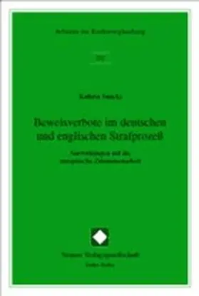 Beweisverbote im deutschen und englischen Strafprozeß