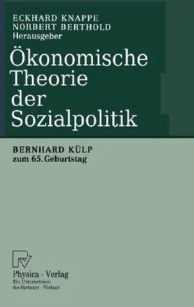Ökonomische Theorie der Sozialpolitik