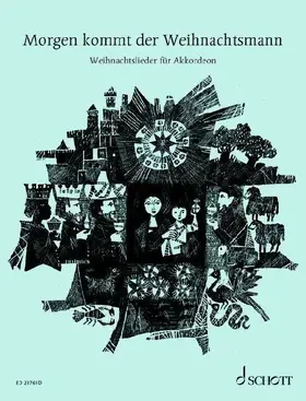 Morgen kommt der Weihnachtsmann. Akkordeon solo (2. Akkordeon ad lib.)
