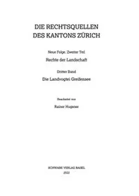Die Landvogtei Greifensee