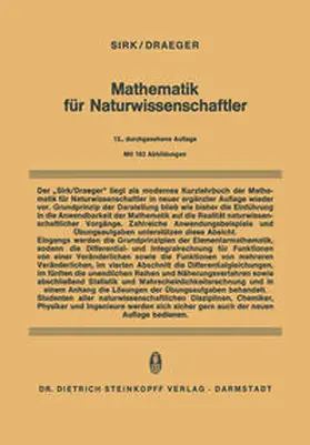 Mathematik für Naturwissenschaftler