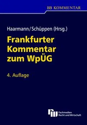 Frankfurter Kommentar zum WpÜG (Wertpapiererwerbs- und Übernahmegesetz)