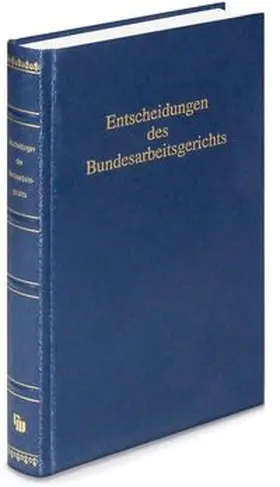 Entscheidungen des Bundesarbeitsgerichts (BAGE 115)