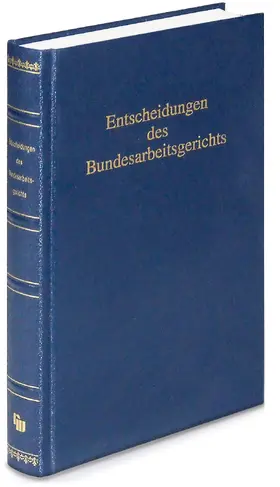 Entscheidungen des Bundesarbeitsgerichts (BAGE Register Bd. 151-175)