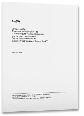 GasGVV – Gasgrundversorgungsverordnung
