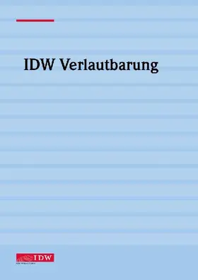IDW Standard: Grundsätze zur Durchführung von Unternehmensbewertungen (IDW S 1 i.d.F. 2026)
