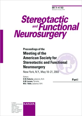 American Society for Stereotactic and Functional Neurosurgery