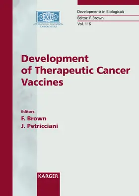 Development of Therapeutic Cancer Vaccines