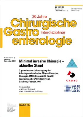 Minimal invasive Chirurgie - aktueller Stand