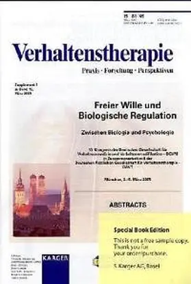 Freier Wille und Biologische Regulation