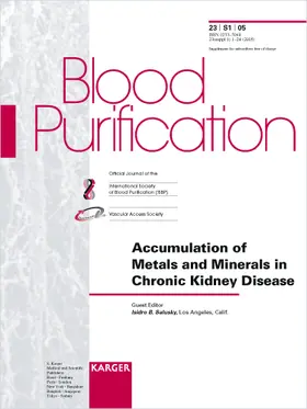 Accumulation of Metals and Minerals in Chronic Kidney Disease