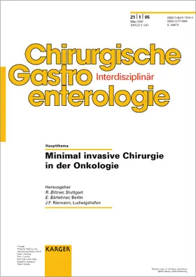 Minimal invasive Chirurgie in der Onkologie