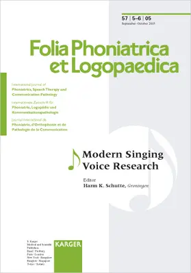 Modern Singing Voice Research
