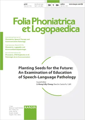 Planting Seeds for the Future: An Examination of Education of Speech-Language Pathology