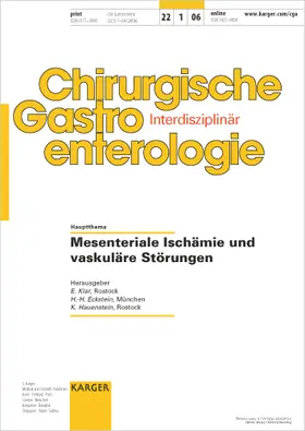 Mesenteriale Ischämie und vaskuläre Störungen