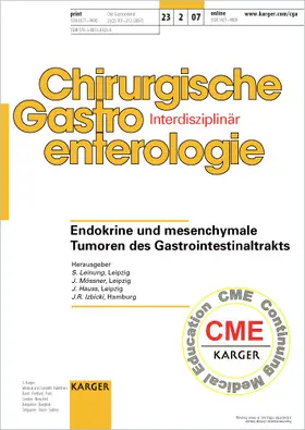 Endokrine und mesenchymale Tumoren des Gastrointestinaltrakts