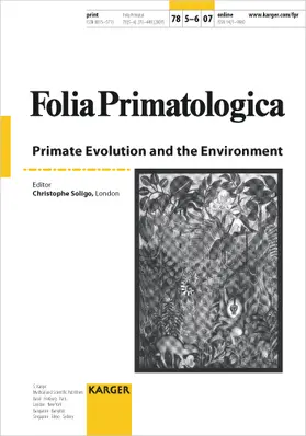 Primate Evolution and the Environment