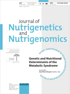 Genetic and Nutritional Determinants of the Metabolic Syndrome