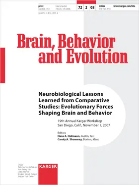 Neurobiological Lessons Learned from Comparative Studies: Evolutionary Forces Shaping Brain and Behavior