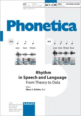 Rhythm in Speech and Language