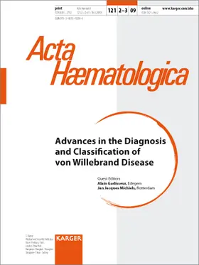 Advances in the Diagnosis and Classification of von Willebrand Disease