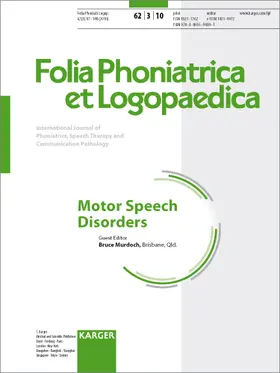 Motor Speech Disorders