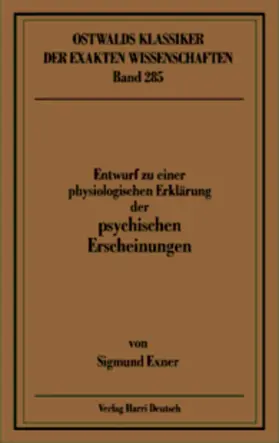 Entwurf zu einer physiologischen Erklärung der psychischen Erscheinungen (1894)