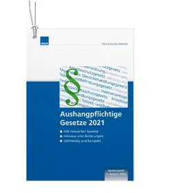 Aushangpflichtige Gesetze