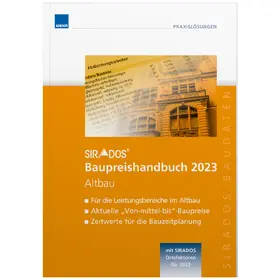 SIRADOS Baupreishandbuch Altbau 2023