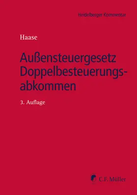 Heidelberger Kommentar Außensteuergesetz Doppelbesteuerungsabkommen